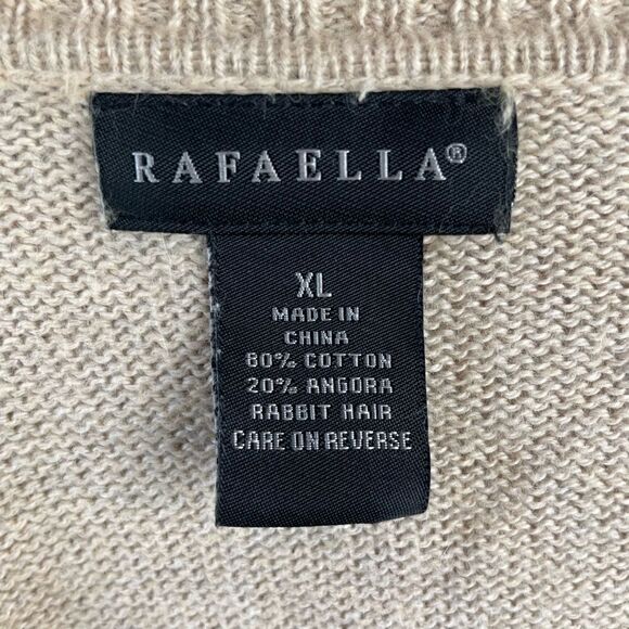 Rafaella V-Neck Sweater Size XL EUC - Picture 6 of 6
